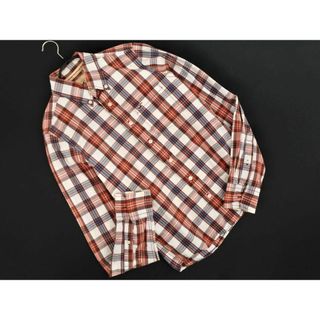 ホリスター(Hollister)のHollister ホリスター 長袖 チェック シャツ sizeS/白ｘ赤 ■◇ メンズ(シャツ)