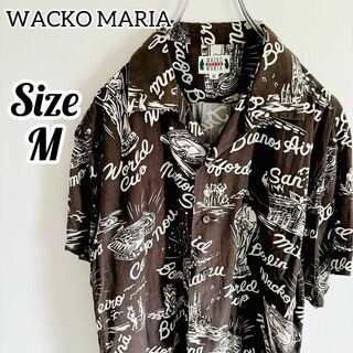 【希少】WACKO MARIA ワコマリア アロハシャツ ブラジル ブラック(Tシャツ/カットソー(半袖/袖なし))