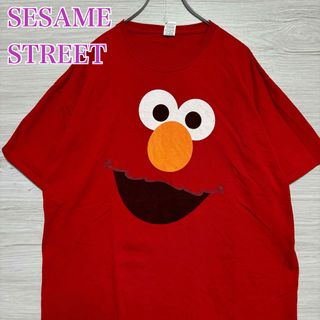 セサミストリート(SESAME STREET)の【入手困難】セサミストリート　Tシャツ　XLサイズ　エルモ　海外輸入(Tシャツ/カットソー(半袖/袖なし))