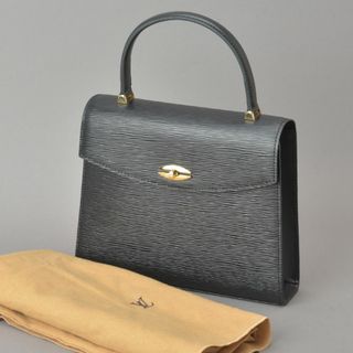 ルイヴィトン(LOUIS VUITTON)の未使用◇ルイヴィトン マルゼルブ ハンドバッグ エピ レザー 黒 内ベタ無し(ハンドバッグ)