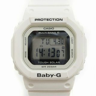 ベビージー(Baby-G)のベビージー Baby-G 腕時計 デジタル 電波 ソーラー 白 ホワイト(腕時計)