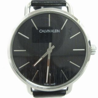 カルバンクライン(Calvin Klein)のカルバンクライン  腕時計 アナログ クォーツ レザー 黒 ■SM1(腕時計(アナログ))