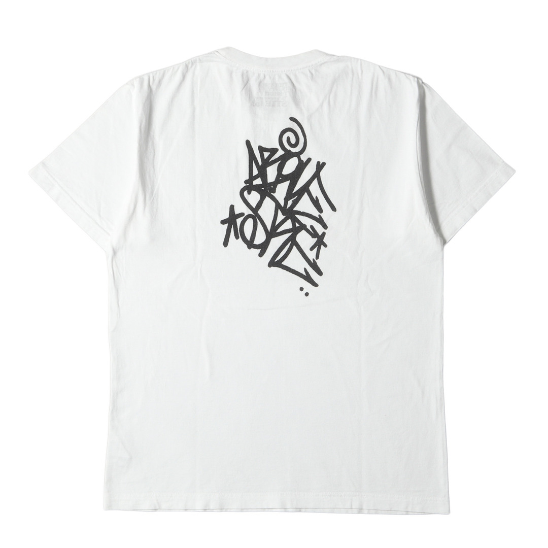 Stie-lo スティーロー Tシャツ サイズ:M 23SS MINEDENIM Davide Sorrenti フォトプリント クルーネック 半袖Tシャツ Da Fingar T-SH ホワイト 白 コラボ トップス カットソー【メンズ】【中古】 メンズのトップス(Tシャツ/カットソー(半袖/袖なし))の商品写真