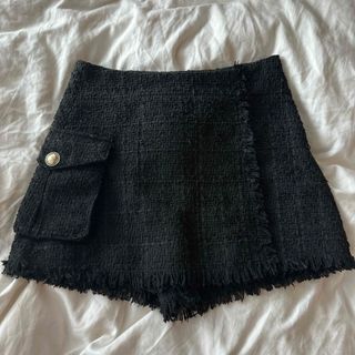 ザラ(ZARA)のZARA ツイードスカショーパン(ショートパンツ)