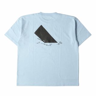 ディセンダント(DESCENDANT)の新品 DESCENDANT ディセンダント Tシャツ サイズ:2 23SS スパイホップ クルーネック 半袖Tシャツ SPYHOP SS ブルー トップス カットソー【メンズ】(Tシャツ/カットソー(半袖/袖なし))