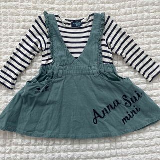 ANNA SUI mini - アナスイミニ ドッキングワンピース 90cm