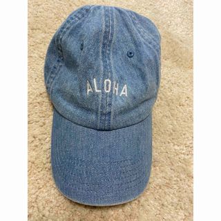 ALOHA キャップ　SEVEN ISLAND ハワイ購入　デニム(キャップ)