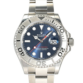 ロレックス(ROLEX)のロレックス ROLEX ヨットマスター 40 116622 ブルー文字盤 中古 腕時計 メンズ(腕時計(アナログ))