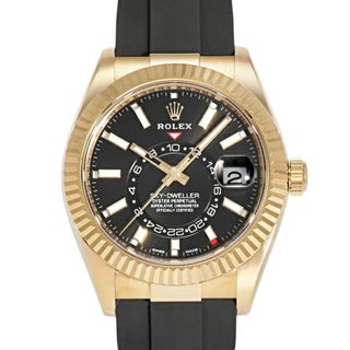 ロレックス(ROLEX)のロレックス ROLEX スカイドゥエラー 326238 ブライトブラック文字盤 中古 腕時計 メンズ(腕時計(アナログ))