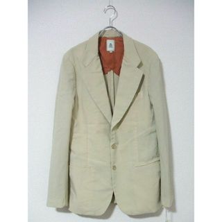 マンドゥ(MANDO)のMando POLYESTER 2B JACKET テーラードジャケット ベージュ メンズ  マンド【中古】0-1228M▲#(テーラードジャケット)