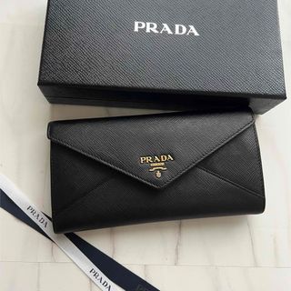 403 美品 PRADA プラダ 2つ折り 長財布