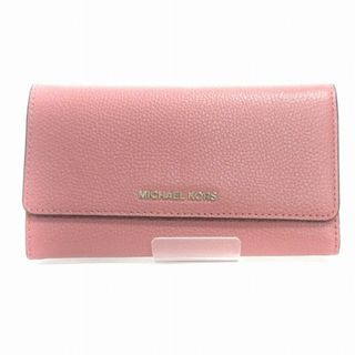 Michael Kors - マイケルコース 美品 長財布 二つ折り 小銭入れ レザー ピンク ■SM1