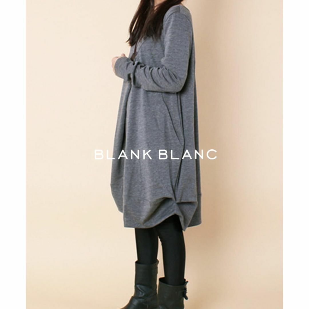 [BLANK BLANC] ワンピース カジュアル レデイース aライン 膝上  レディースのファッション小物(その他)の商品写真