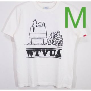 ダブルタップス(W)taps)のWTAPS PEANUTS スヌーピー 半袖Tシャツ M 白系(Tシャツ/カットソー(半袖/袖なし))