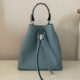 ザラ(ZARA)のZARA ハンドバッグ　ブルー(ハンドバッグ)