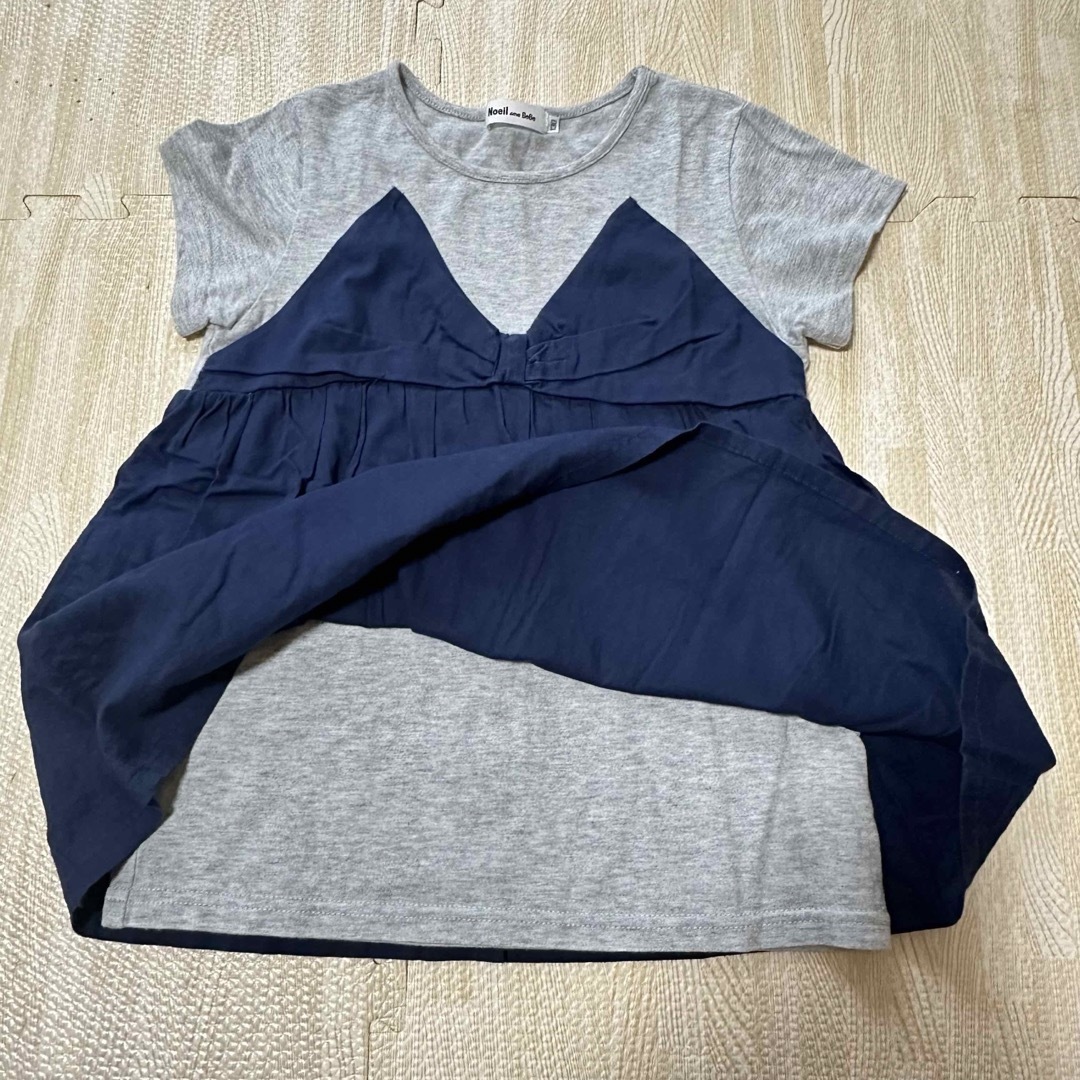 Noeil aime BeBe(ノイユエームべべ)のNoeil aime BeBe  トップス　130 キッズ/ベビー/マタニティのキッズ服女の子用(90cm~)(Tシャツ/カットソー)の商品写真