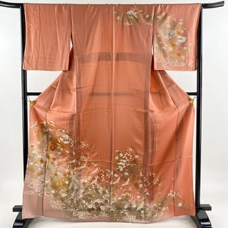 訪問着 身丈167cm 裄丈65.5cm 正絹 美品 名品 【中古】(着物)