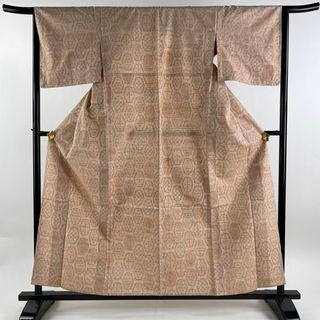 紬 身丈157.5cm 裄丈65cm 正絹 優品 【中古】(着物)