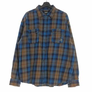 エクストララージ X-LARGE 22AW ヘビーウエイト フランネルシャツ(シャツ)