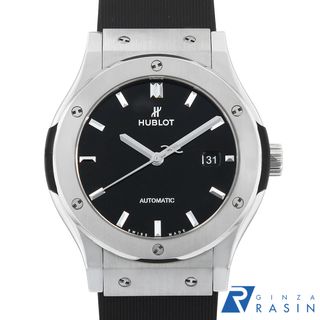 ウブロ(HUBLOT)のウブロ クラシックフュージョン チタニウム ブラックシャイニー 日本限定 542.NX.1270.RX メンズ 中古 腕時計(腕時計(アナログ))