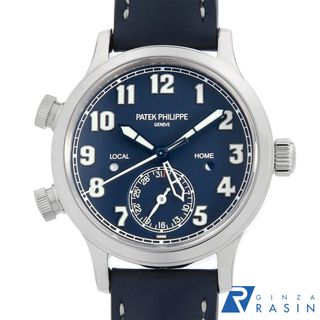 PATEK PHILIPPE - パテックフィリップ カラトラバ パイロット トラベルタイム 7234G-001 メンズ 中古 腕時計