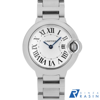カルティエ(Cartier)のカルティエ バロンブルー SM W69010Z4 レディース 中古 腕時計(腕時計)