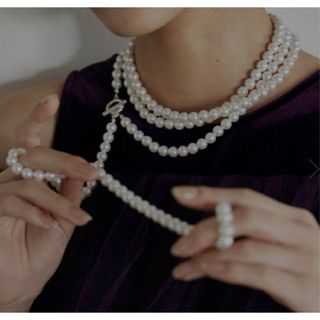 UND 2WAY LONG PEARL NECKLACE