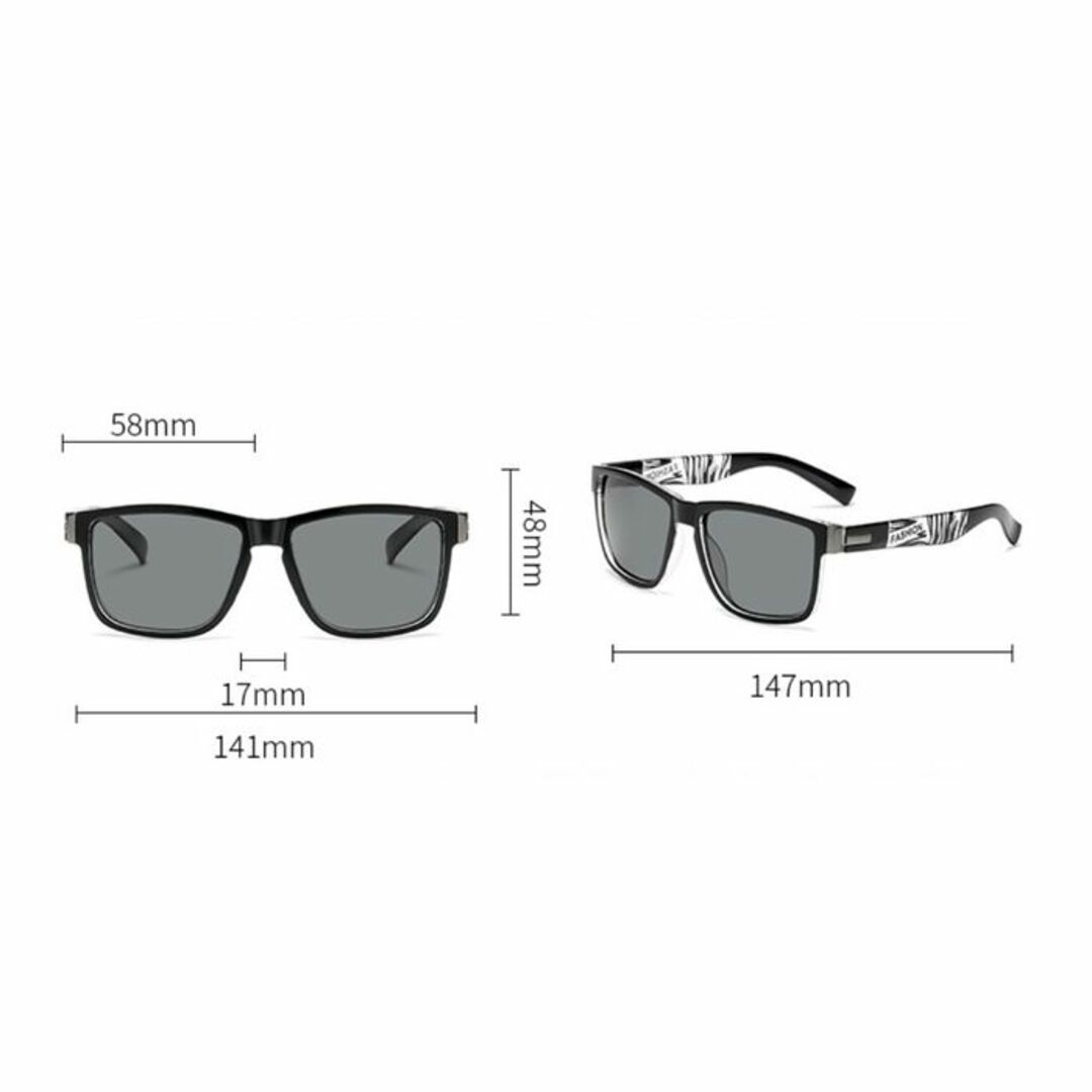 偏光レンズ サングラス viahdaのミラーサングラス メンズのファッション小物(サングラス/メガネ)の商品写真
