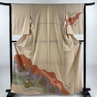 訪問着 身丈164cm 裄丈63cm 正絹 秀品 【中古】(着物)