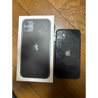 アイフォーン(iPhone)のiPhone11   128GB  ブラック(iPhoneケース)