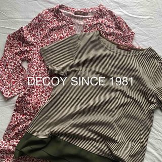 DECOY SINCE 1981 - DECOY SINCE1981 カットソー Mサイズ　2枚セット