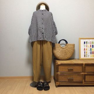 スタディオクリップ リネンミックス ゆるゆるパンツ ボールパンツ^^☆