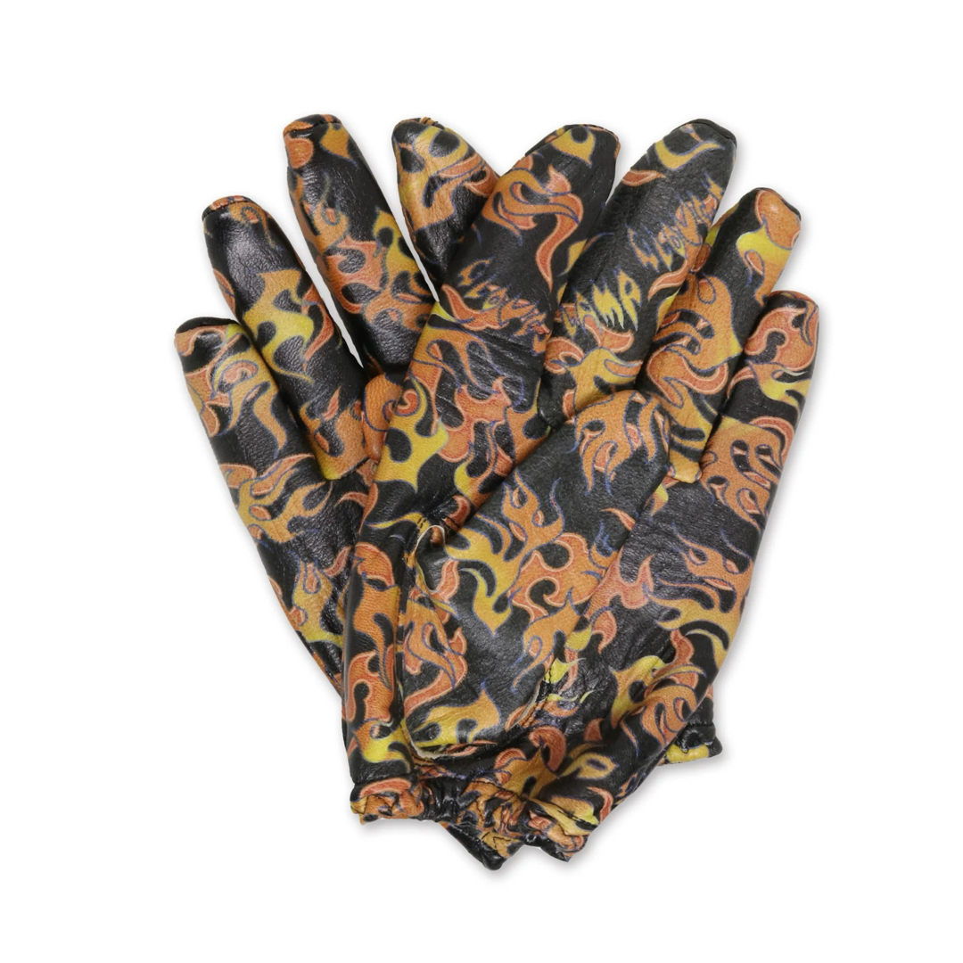 Harley Davidson(ハーレーダビッドソン)のLAMP GLOVES  UTILITY GLOVE SHORTY FLAMES 自動車/バイクのバイク(装備/装具)の商品写真