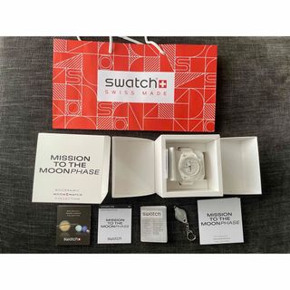 スウォッチ(swatch)のオメガ スウォッチ OMEGA Swatch スヌーピー　ホワイト(腕時計(アナログ))