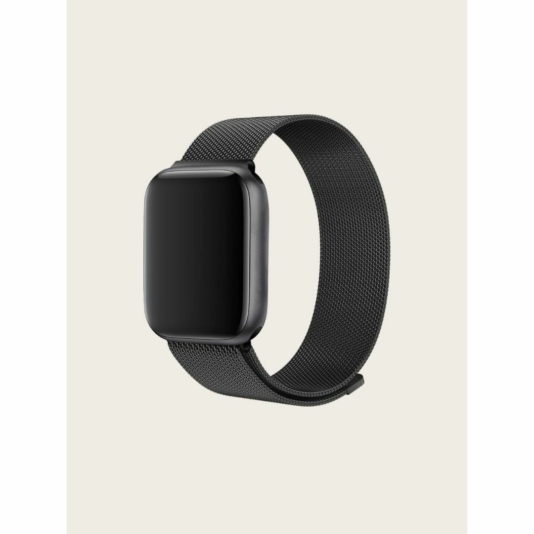 Apple Watch ミラネーゼループバンド ブラック 40mm対応 メンズの時計(金属ベルト)の商品写真
