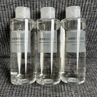 MUJI (無印良品) - 無印良品 拭き取り化粧水 200ml 3本セット 未使用品