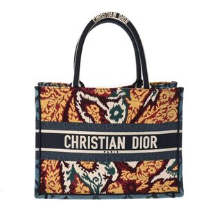 ◆美品・希少品◆ ChristianDior トートバッグ D金具 マルチカラー素材