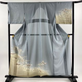 訪問着 身丈156cm 裄丈65.5cm 正絹 秀品 【中古】(着物)