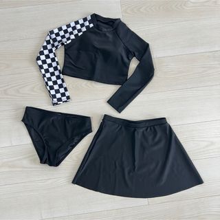 SHEIN - SHEIN  水着 3点セット チェッカー柄