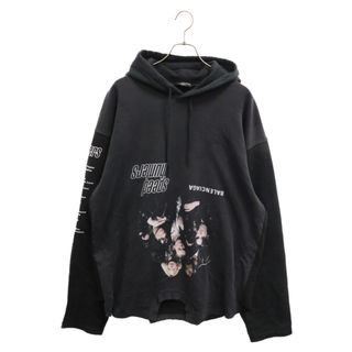 バレンシアガ(Balenciaga)のBALENCIAGA バレンシアガ 22SS スピードハンター アップサイドダウン プルオーバパーカー 再構築 ブラック 698156 TMVD1(パーカー)