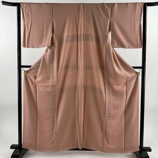 色無地 身丈160cm 裄丈64.5cm 正絹 美品 秀品 【中古】(着物)