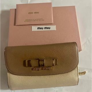 ミュウミュウ(miumiu)のミュウミュウ　三つ折り財布(財布)