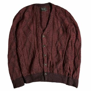 ナンバーナイン(NUMBER (N)INE)の2003AW "KURT" argyle mohair cardigan(カーディガン)