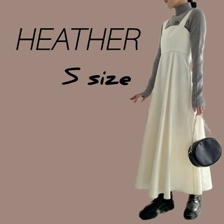 heather - ★Heather(ヘザー)★ ステッチボリュームジャンスカ:オフホワイト