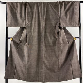 男着物 身丈147cm 裄丈70cm 正絹 美品 名品 【中古】(着物)