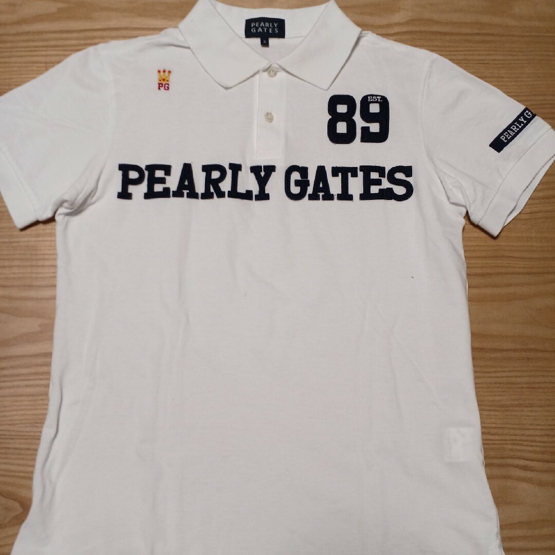 PEARLY GATES(パーリーゲイツ)の【即日発送】人気商品。美品。パーリーゲイツ ゴルフウェア ポロシャツ スポーツ/アウトドアのゴルフ(ウエア)の商品写真