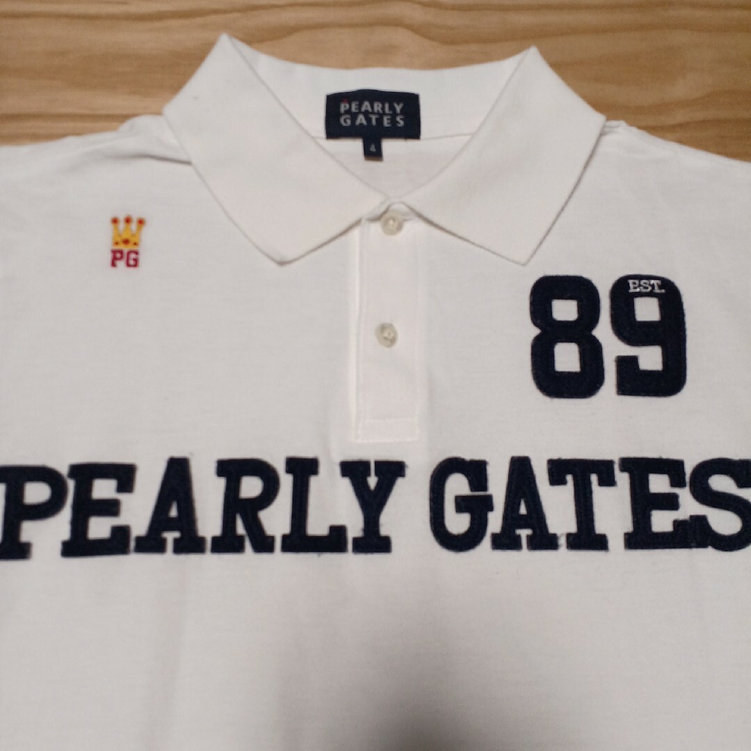 PEARLY GATES(パーリーゲイツ)の【即日発送】人気商品。美品。パーリーゲイツ ゴルフウェア ポロシャツ スポーツ/アウトドアのゴルフ(ウエア)の商品写真