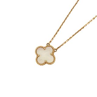 ヴァンクリーフアンドアーペル(Van Cleef & Arpels)の　ヴァンクリーフ＆アーペル Van Cleef & Arpels ヴィンテージアルハンブラ ネックレス MOP 750YG 真珠母貝 ジュエリー(ネックレス)