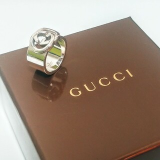 グッチ(Gucci)のグッチ GUCCI インターロッキング G ロゴ リング SV925 約12号(リング(指輪))