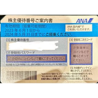 エーエヌエー(ゼンニッポンクウユ)(ANA(全日本空輸))のANA 株主優待 1枚　2024年5月31日(その他)